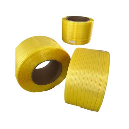 polyester composite strapping in yellow color polyester composite strapping in yellow color